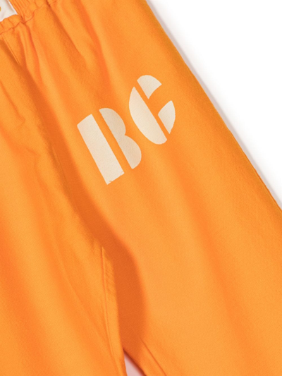 Shop Bobo Choses Logo-print Cotton Trousers In Yellow