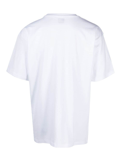 Shop Paccbet Graphic-print Cotton T-shirt In White