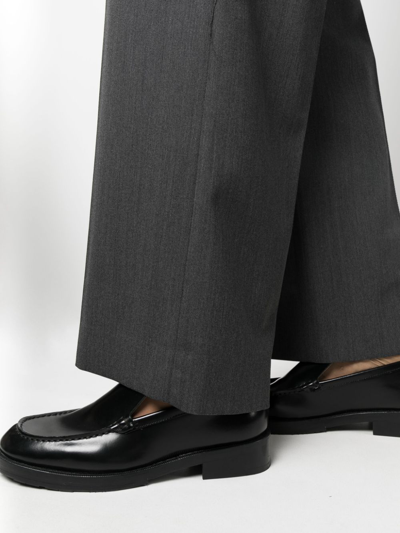 Shop Patou Iconic Straight-leg Trousers In Grey