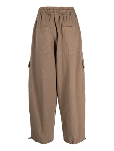 Shop Closed High-waisted Cargo Pants In Neutrals