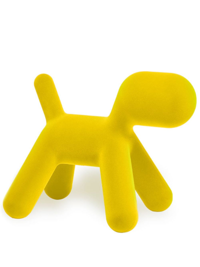 Shop Magis Puppy Toy In Yellow