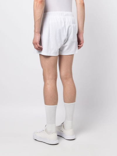 Blue Sky Inn Textured-finish Deck Shorts In White
