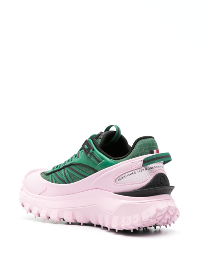 Shop Moncler Trailgrip Tgx Sneakers In Pink