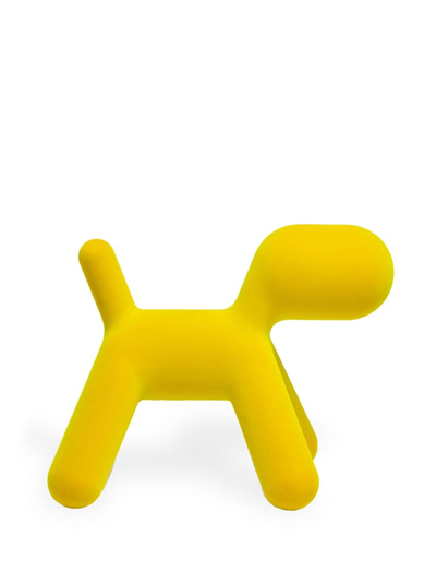 Shop Magis Puppy Medium Toy In Yellow