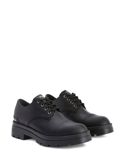 Giuseppe Zanotti Reepley Lace-up Boots In Black