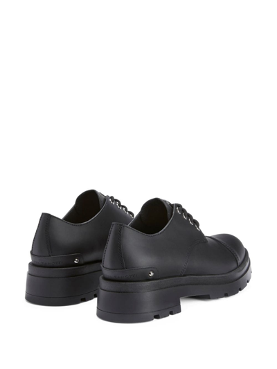 Giuseppe Zanotti Reepley Lace-up Boots In Black