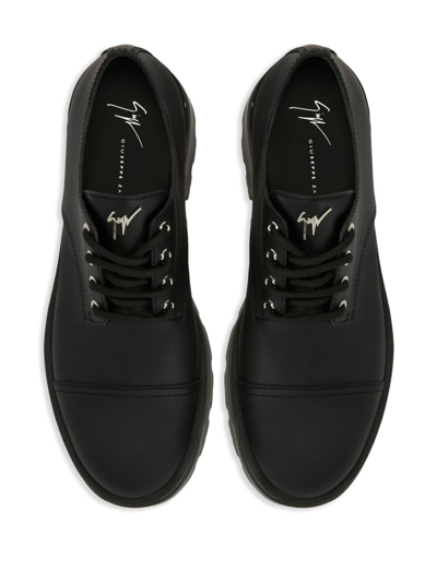 Giuseppe Zanotti Reepley Lace-up Boots In Black