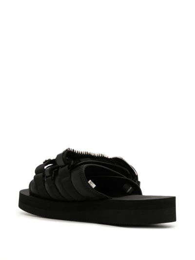 Shop Toga Stud-embellished Open-toe Sandals In Black