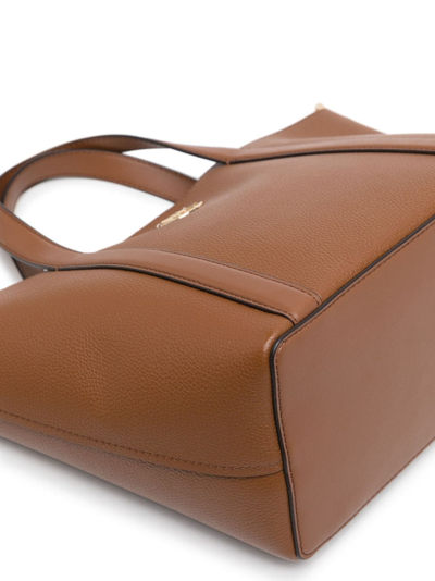 Shop Michael Kors Hadleigh Medium Tote Bag In Brown