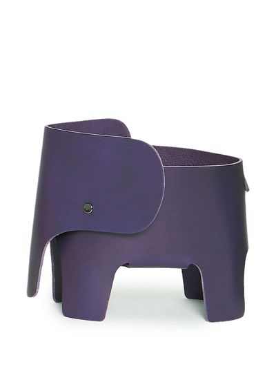 Shop Eo Elephant Leather Lamp In Purple