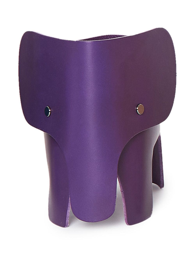 Shop Eo Elephant Leather Lamp In Purple