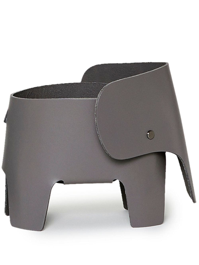 Shop Eo Elephant Leather Lamp In Grey