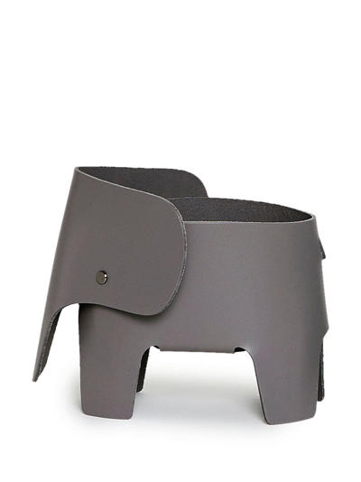 Shop Eo Elephant Leather Lamp In Grey