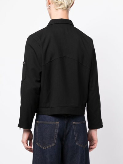 Shop Rhude Sambac Bomber Jacket In Black