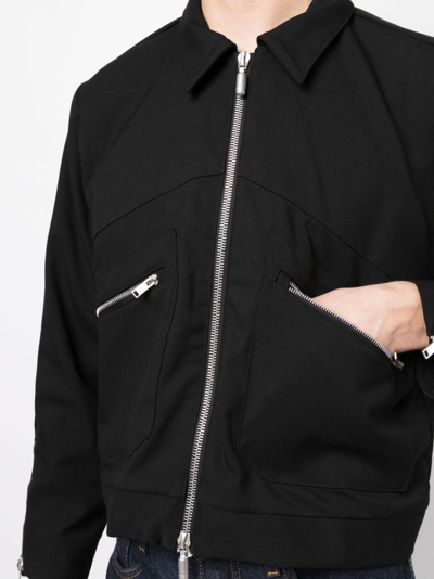 Shop Rhude Sambac Bomber Jacket In Black