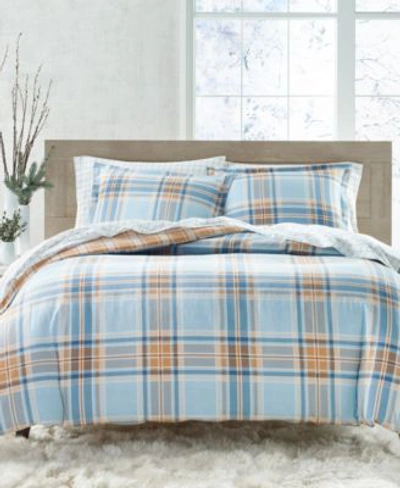 Shop Charter Club Homespun Plaid Flannel Comforters Created For Macys