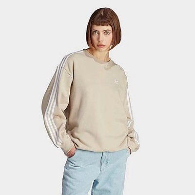 Adidas Originals Adidas Women\'s Adicolor Classics Oversized Sweatshirt In  Wonder Beige | ModeSens
