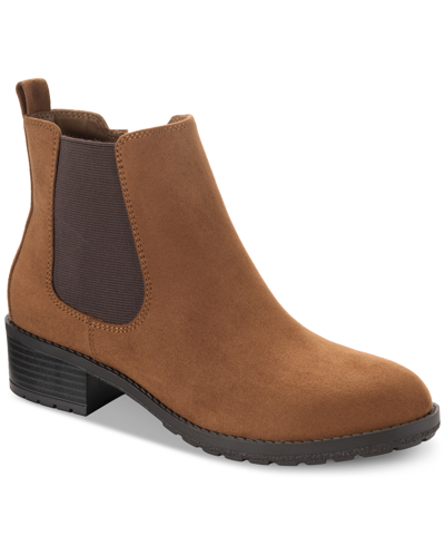 Shop Style & Co Women's Gladyy Booties, Created For Macy's In Rust