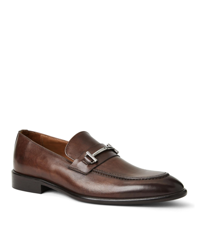 Shop Bruno Magli Men's Sante Slip-on Shoes In Brown
