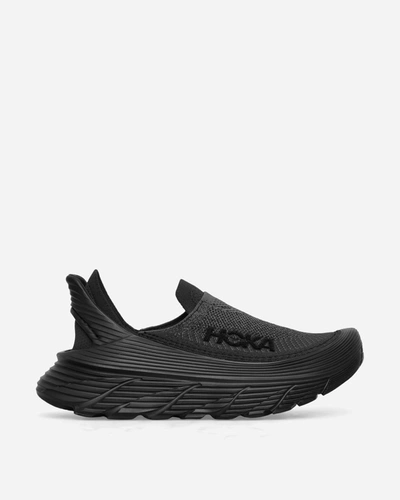 Shop Hoka One One Restore Tc Sneakers In Black