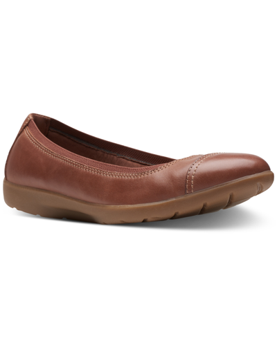 Clarks comfort flats sale