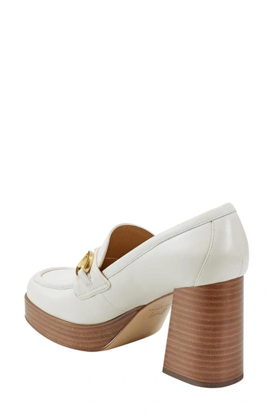 Shop Marc Fisher Ltd Machi Platform Bit Loafer Pump In Ivory