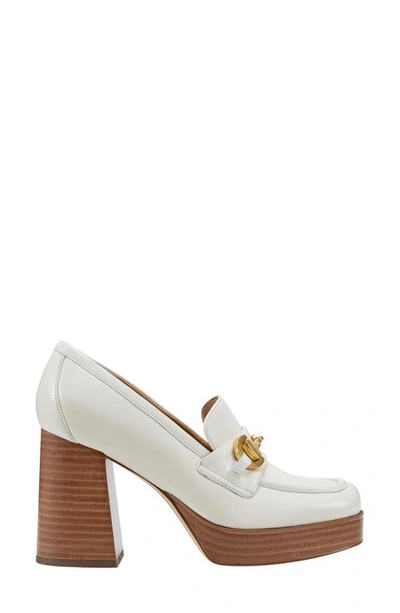 Shop Marc Fisher Ltd Machi Platform Bit Loafer Pump In Ivory