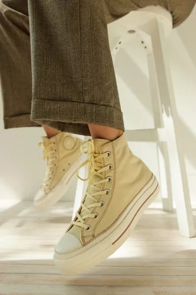 Shop Converse Chuck Taylor All Star Life Platform Sneaker In Open Sesame + Egret