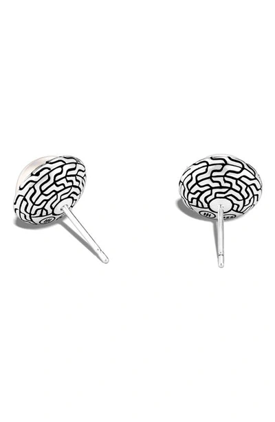 John Hardy Classic Chain Mabé Pearl Stud Earrings In White