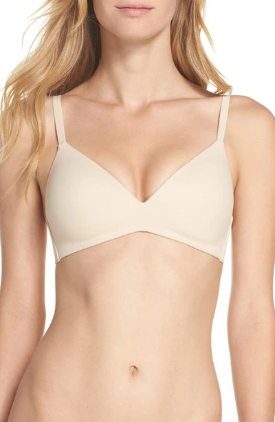 Shop Wacoal How Perfect Wire Free T-shirt Bra In Natural Nude