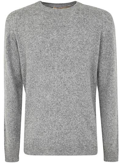Shop Nuur Roberto Collina Long Sleeves Crew Neck Sweater Clothing In Grey