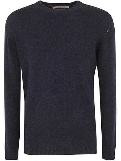 Shop Nuur Roberto Collina Long Sleeves Crew Neck Sweater Clothing In Blue