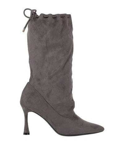 Shop Primadonna Woman Boot Lead Size 8 Textile Fibers In Grey