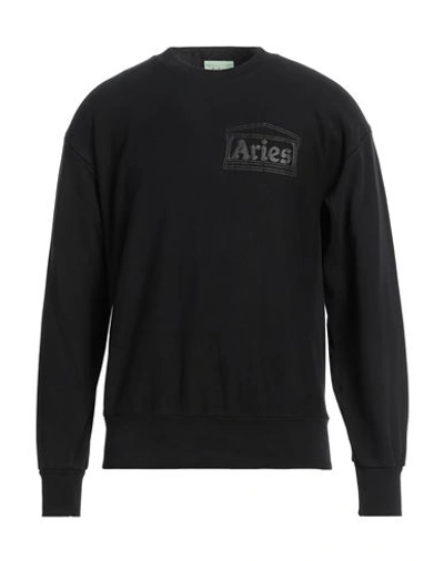 Shop Aries Man Sweatshirt Black Size S Cotton