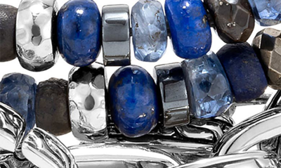 Shop John Hardy Transformable Multiwrap Bracelet In Blue