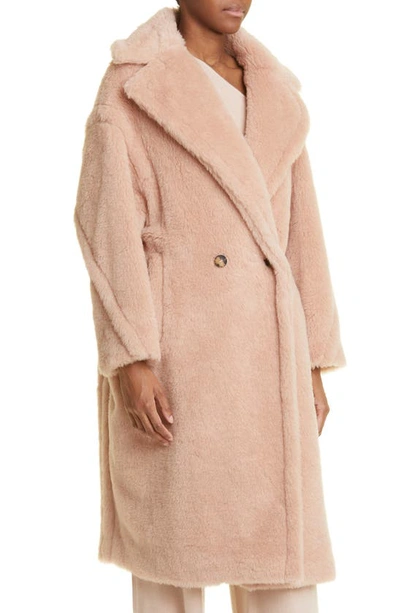 Shop Max Mara Ted Girl Teddy Coat In Pink