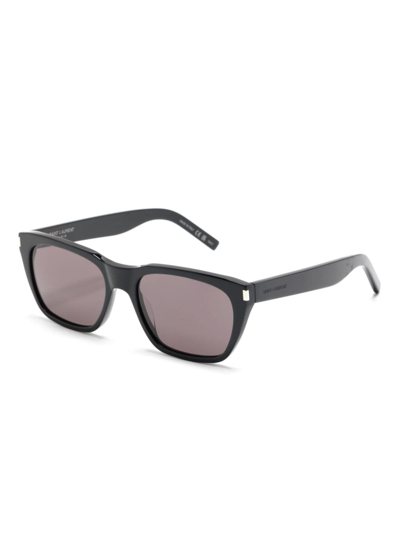 Saint Laurent Square-frame Sunglasses In 黑色