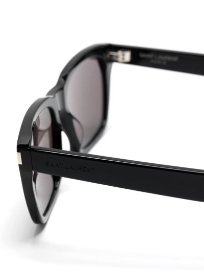 Saint Laurent Square-frame Sunglasses In 黑色