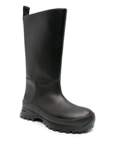 Stella Mccartney Trace Tubo Knee-length Boots In 黑色