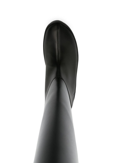 Stella Mccartney Trace Tubo Knee-length Boots In 黑色