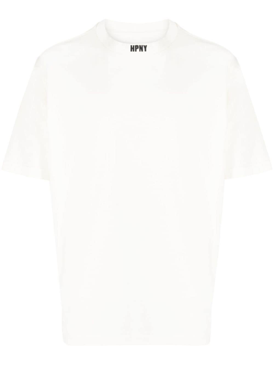 Shop Heron Preston Hpny Cotton T-shirt In 白色