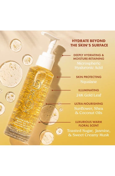 Kopari Golden Aura Body Oil With 24k Gold & Hyaluronic Acid