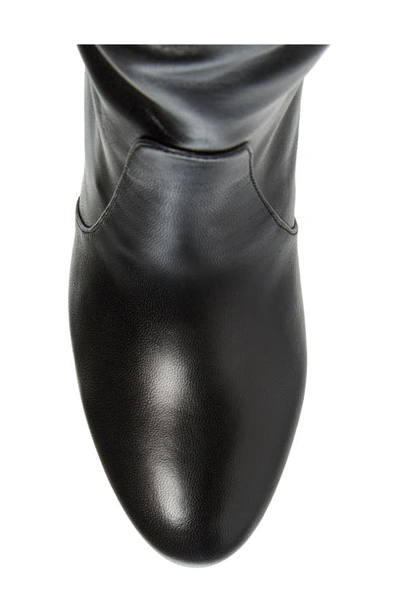 Stuart Weitzman Mckenzee Womens Suede Pull-on Knee-high Boots In Black