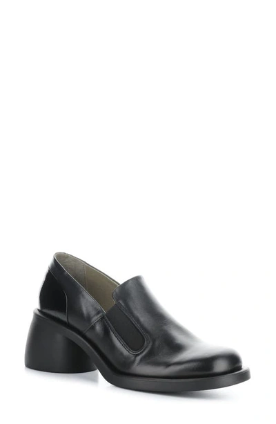 Shop Fly London Huch Loafer In Black