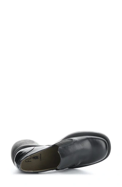 Shop Fly London Huch Loafer In Black