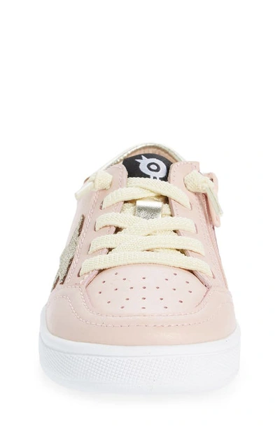 Old Soles Kids' Platinum Runner Sneaker In Powder Pink