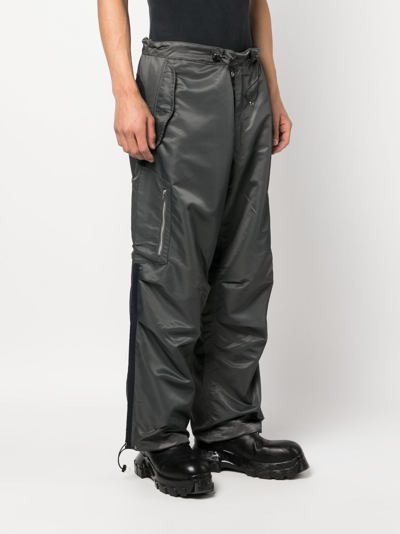 Random Identities Weite Berlin Hose Mit Kordelzug In Grey