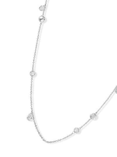 Shop The Alkemistry 18kt White Gold Diamond Tennis Necklace In Weiss
