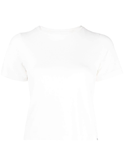 Shop Extreme Cashmere Tina Short-sleeved T-shirt In Weiss