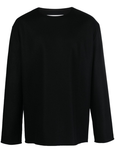 Jil Sander zip-detail crew-neck Wool T-shirt - Farfetch